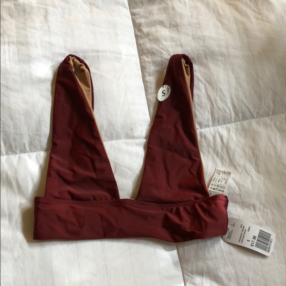 Reversible High-Leg Bikini Bottoms/ Top